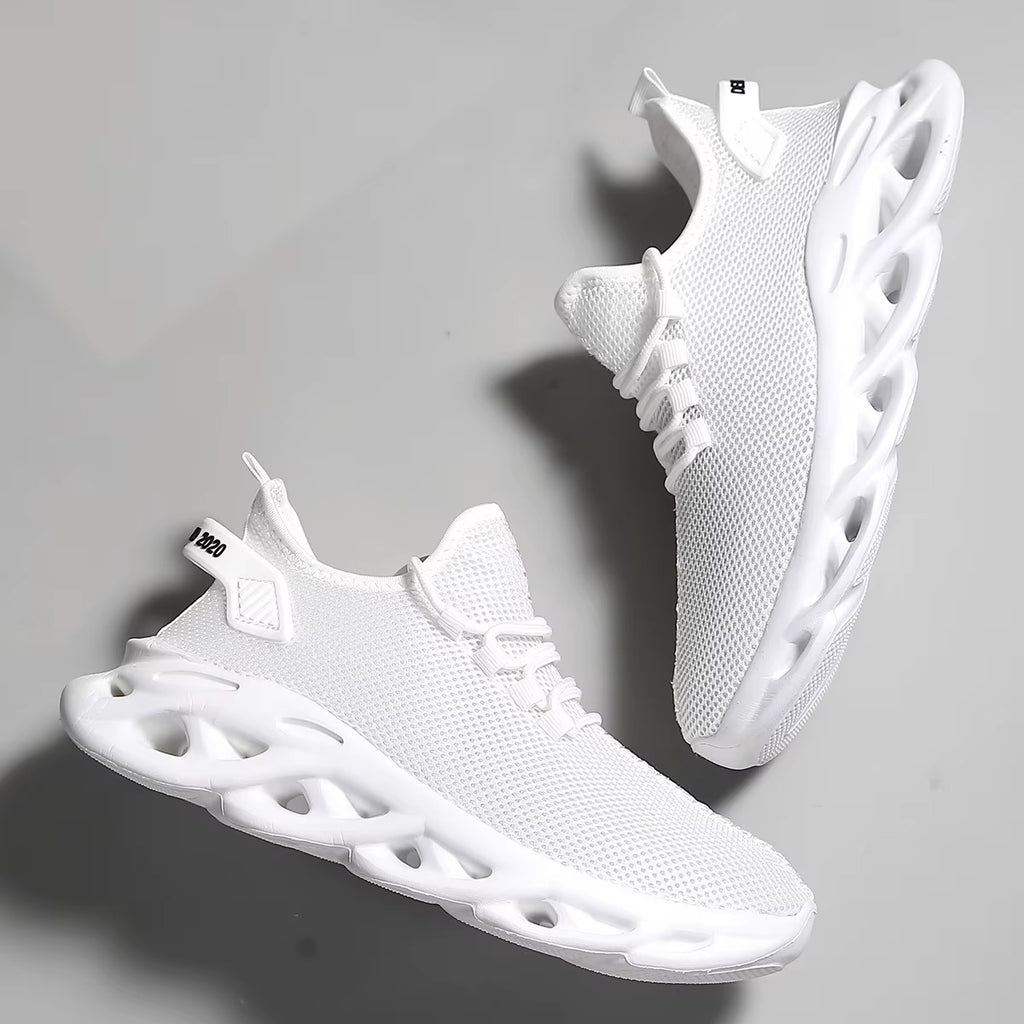 Men Casual Sport Shoes Breathable Lightweight Sneakers Outdoor Mesh Black Running Shoes Athletic Jogging Tenis Walking Shoes